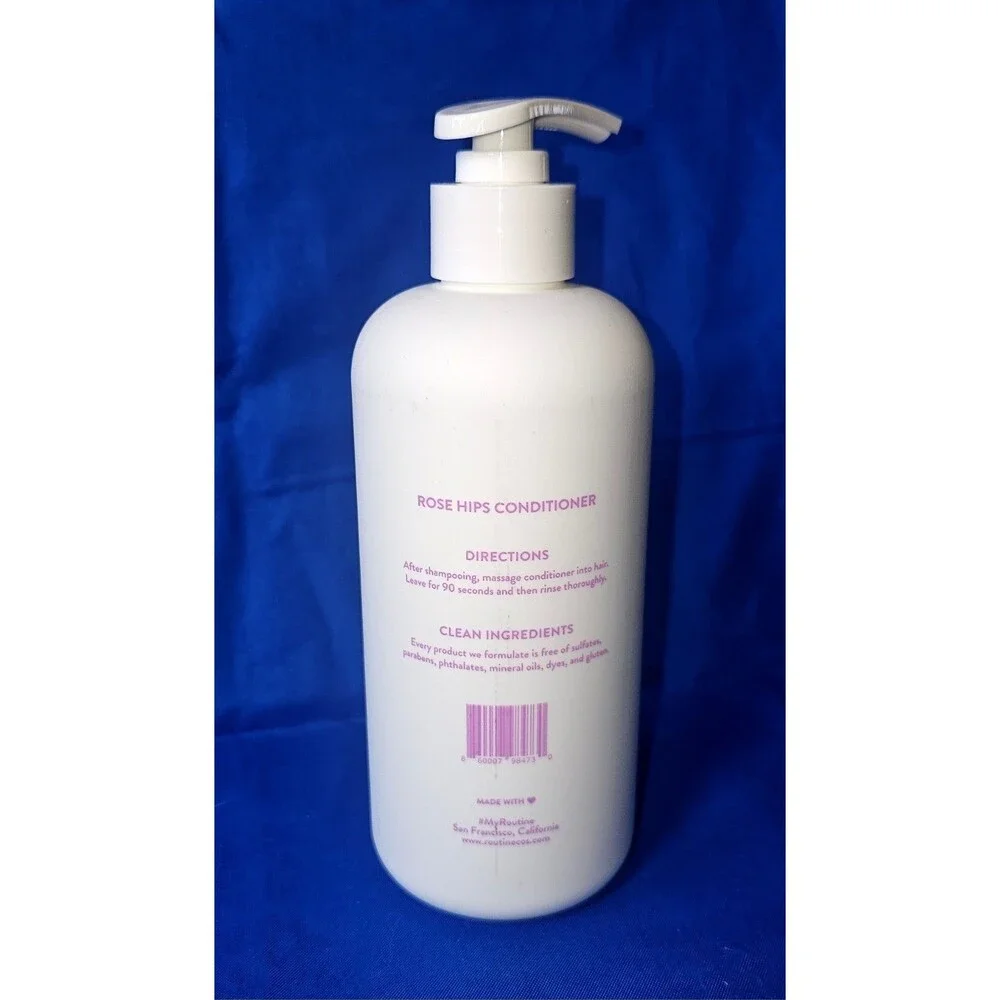 Routine Wellness Conditioner Rose Hips 14oz Full Size w/ Pump *READ* New NO Seal